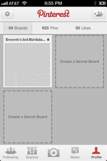 mobile secret boards