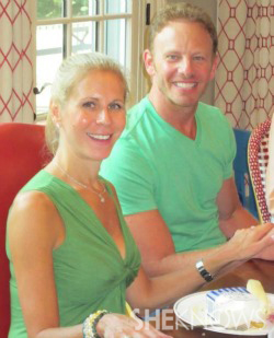 Allison Ziering-Walmark and Ian Ziering