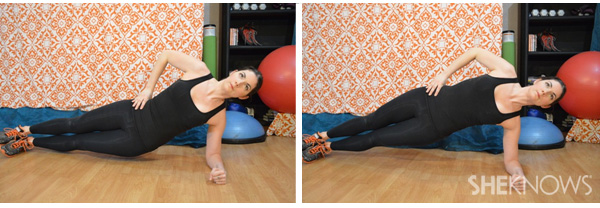 Side plank with hip raise 2
