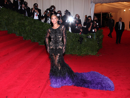 Beyonce on the red carpet