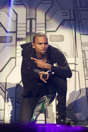 Chris Brown on Carpe Diem tour