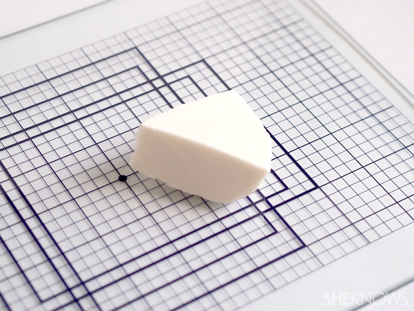 Color the rolled fondant