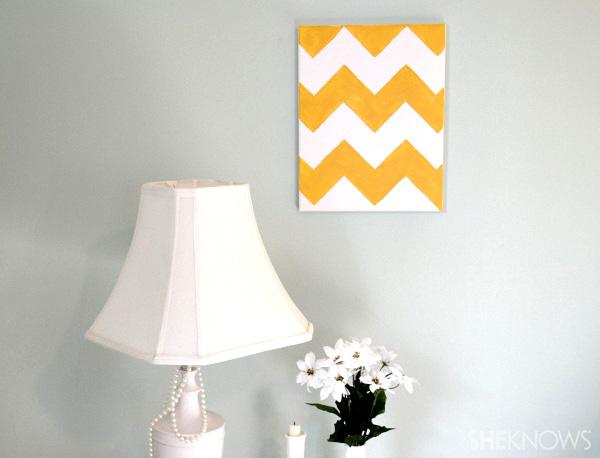 chevron wall art