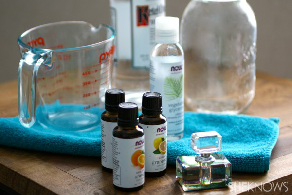 DIY fragrance made with vodka