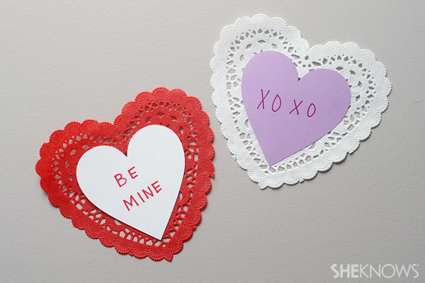 Doily Valentines