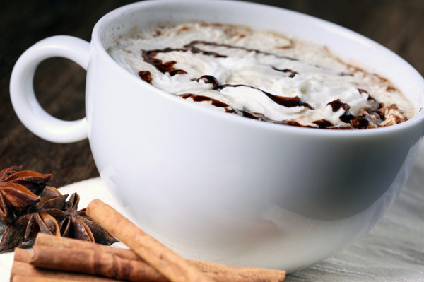 Double chocolate coffee