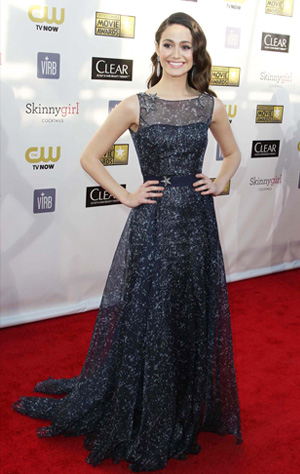 Emmy Rossum at the 18th Annual Critics' Choice Movie Awards