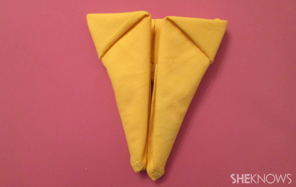 Funny bunny: How to fold Easter bunny napkins