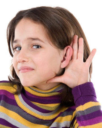 Girl listening