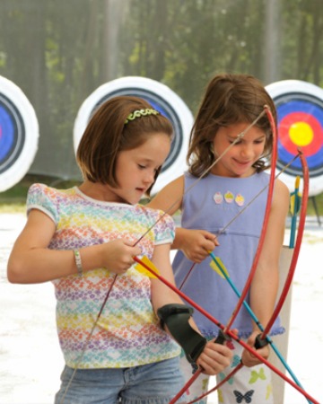 Girls at summer camp