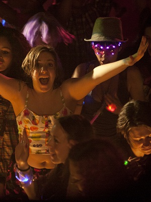 Girls' Hannah at the club