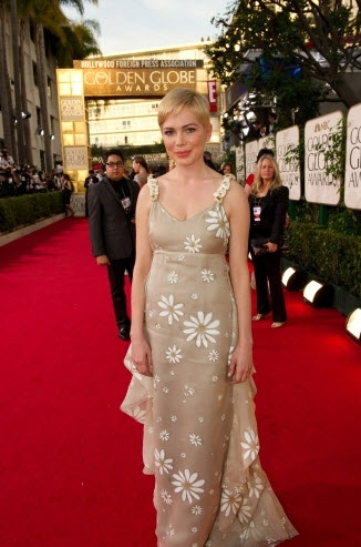 Michelle Williams at the 2011 Golden Globes