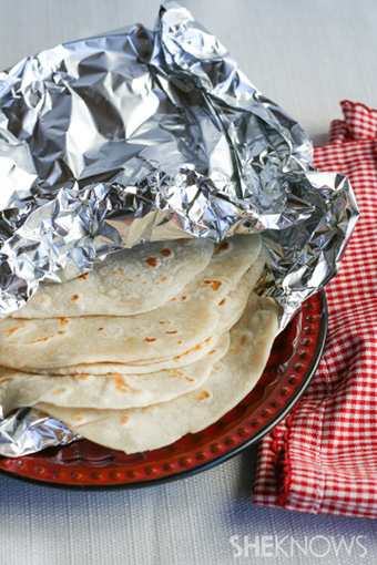 Homemade tortillas -- Step 9