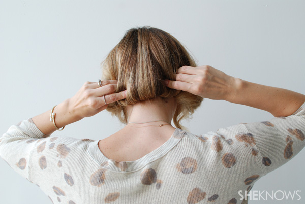 How to create a faux bob -- Step 5