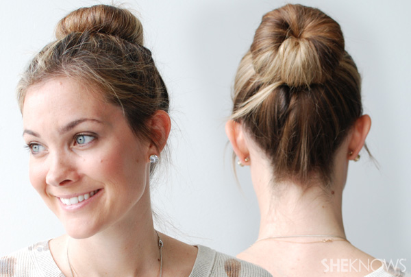 Top Knot -- Front and back