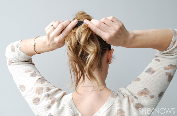 Top Knot -- Step 3