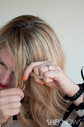 Lace braid hairstyle tutorial