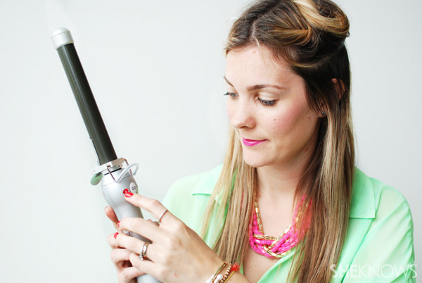 How to use a beachwaver -- Step 