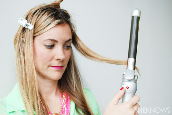 How to use a beachwaver -- Step 