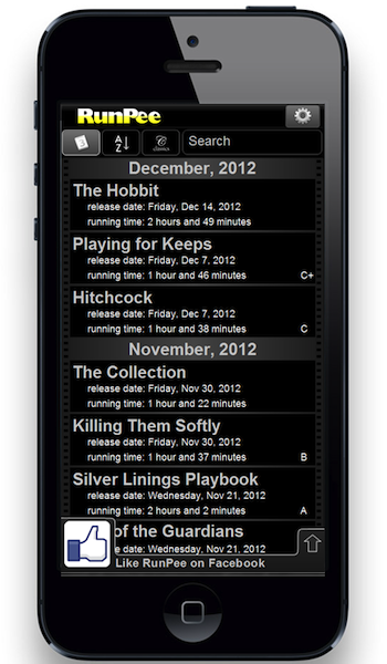 RunPee app