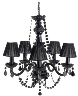Black chandelier