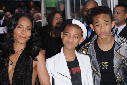 Jada Pinkett Smith and her kids - Willow and Jaden