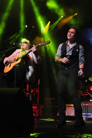 Kris Allen on stage