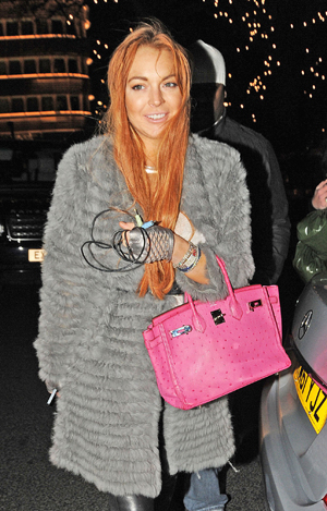 Lindsay Lohan in London