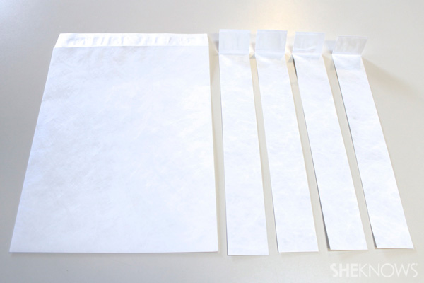 Mailable fortune cookie craft -- Step 2