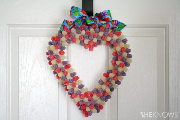 Valentine’s Day Gumdrop Wrea