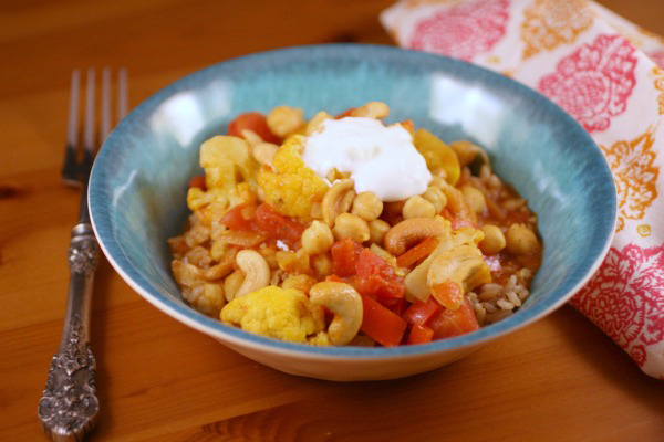 Vegetable and Cashew Curry