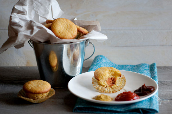 Mini corn dog muffins recipe