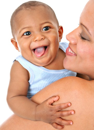 Mom with baby