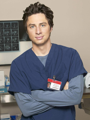 Zach Braff, Dr. John “JD” Dorian on Scrubs