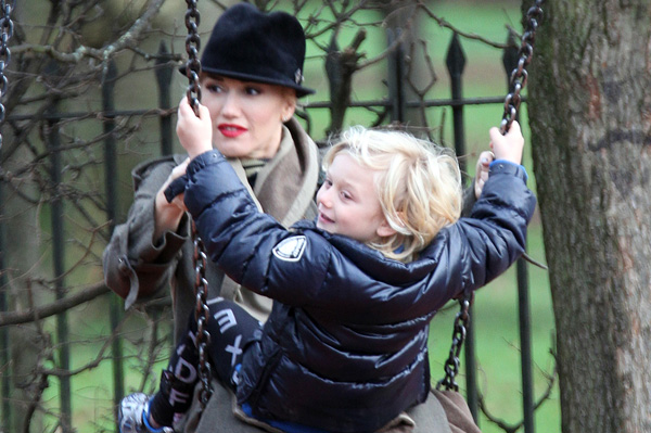 Gwen Stefani with son Zuma
