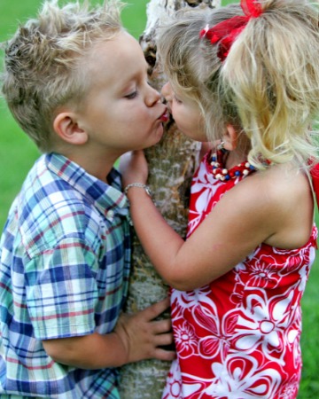 Playground kiss