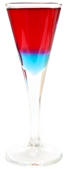 red and white cocktail