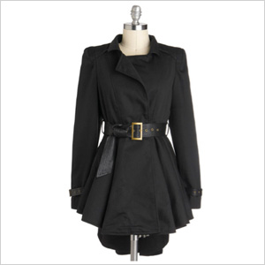 Black trench coat