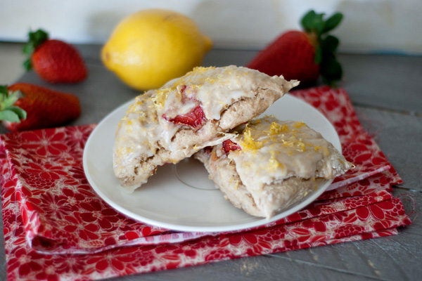 Strawberry lemonade scones recipe