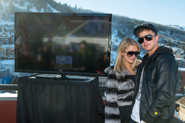 Paris Hilton at 2013 Sundance after party