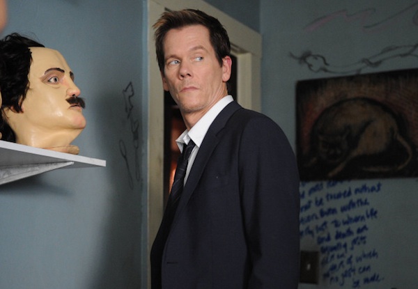 Ryan Hardy and the creepy Poe masks