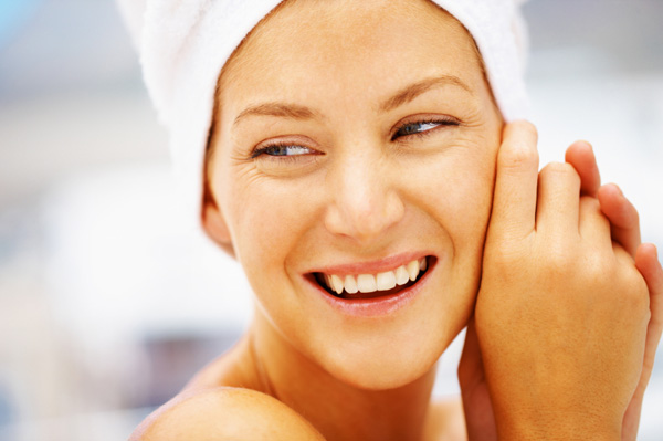 Woman after spa treatment