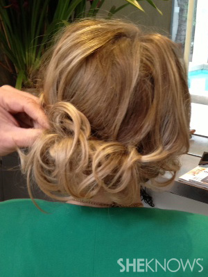 The low, loose bun