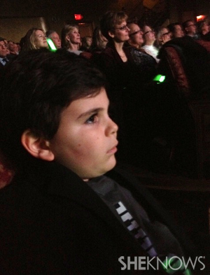 Ethan Walmark at Barry Manilow concert