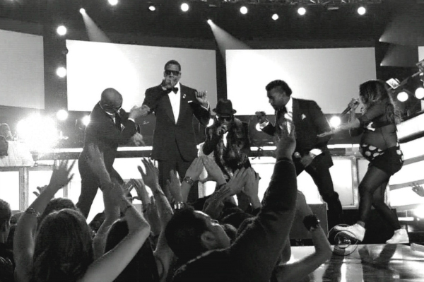 Jay-Z Performing at the 51st Annual Grammy Awards