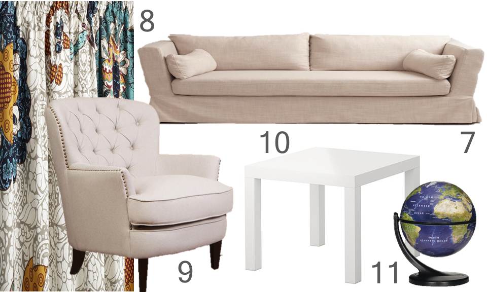 Spring decor collage