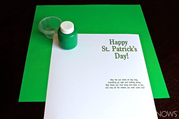 Thumbprint card supplies