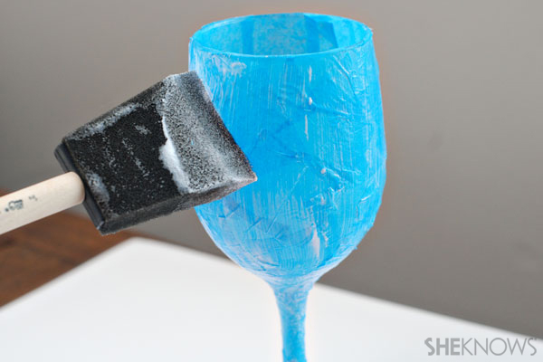 Elijah's cup - add another coat of Modge Podge