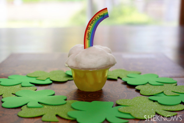 Pot of gold fruit cups