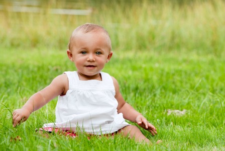Baby outdoors